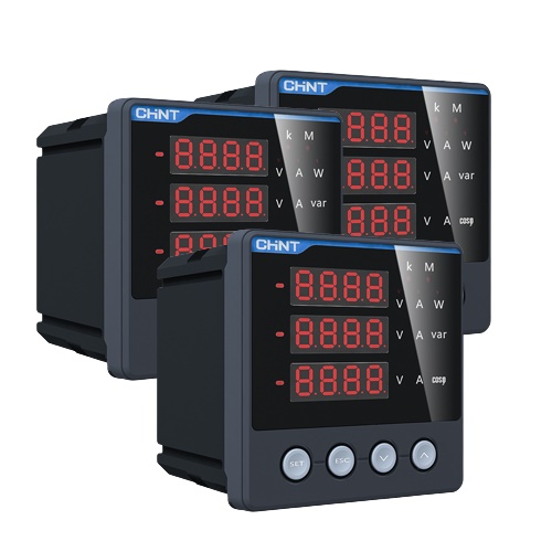 Đồng hồ đo điện Chint G PA666-3S 3×*A/5A